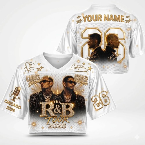 Maglia usher chris brown - chris, r&b
