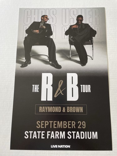 Poster usher chris brown the - brown,