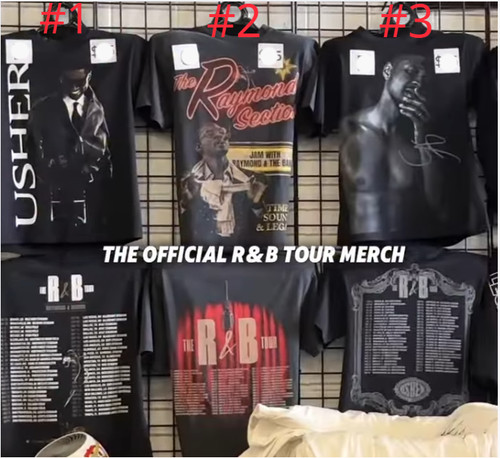 Camicia usher the - usher, tour