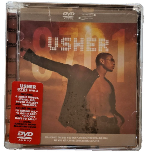 Usher 8701 dvd - usher, dvd-audio