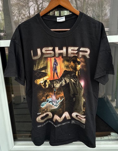 Maglietta usher 2010 omg tour - usher,