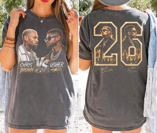 Maglietta chris brown usher - maglietta,