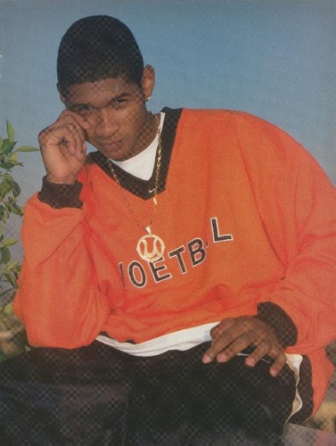 Usher teen magazine pinup - usher,